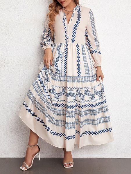 plus geo print lantern sleeve ruffle hem dress v6xy#, Black
plus geo print lantern sleeve ruffle hem dress v6xy#, Black