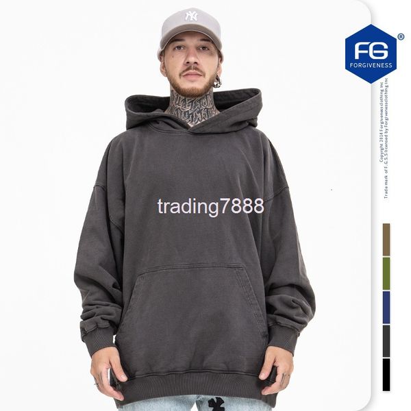 men's sweaters fg menswear | autumn winter solid color 400g washed old hoodie men's loose 63da, White;black
men's sweaters fg menswear | autumn winter solid color 400g washed old hoodie men's loose 63da, White;black