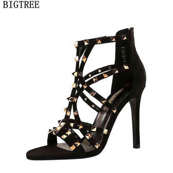 rivets gladiator sandals women ladies shoes and pumps high heels summer zapatos de mujer220513, Black
rivets gladiator sandals women ladies shoes and pumps high heels summer zapatos de mujer220513, Black