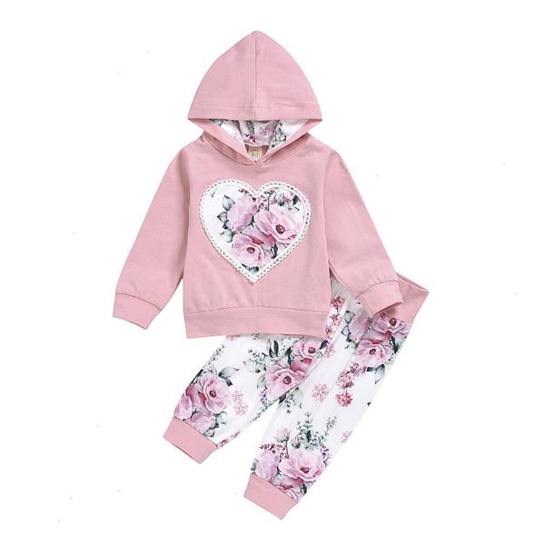 0-24m baby girls set hooded clothes cotton kids heart pattern t-shirts floral pants suits autumn spring clothing, White
0-24m baby girls set hooded clothes cotton kids heart pattern t-shirts floral pants suits autumn spring clothing, White