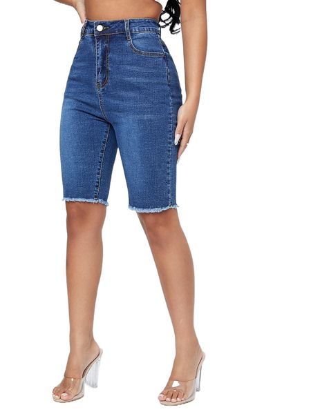 raw hem biker denim shorts h6nb#, White;black
raw hem biker denim shorts h6nb#, White;black