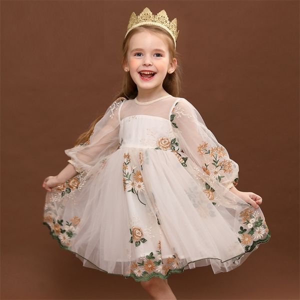 spring & autumn princess dresses for girls clothes long sleeve embroidery flower birthday party costume cute kids family outfits 220426, Blue
spring & autumn princess dresses for girls clothes long sleeve embroidery flower birthday party costume cute kids family outfits 220426, Blue