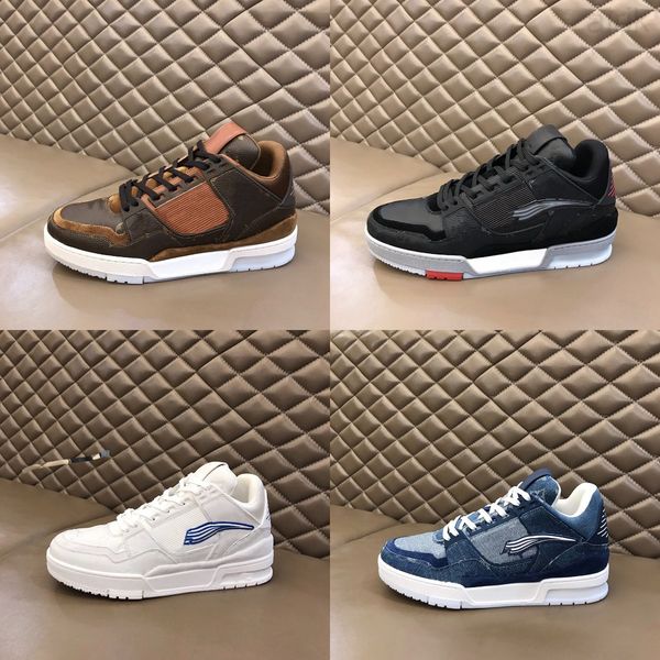 designer men casual shoes leather middle suede shoe thick bottom calfskin splicing trainers printing embossed grained platform rubber, Black
designer men casual shoes leather middle suede shoe thick bottom calfskin splicing trainers printing embossed grained platform rubber, Black
