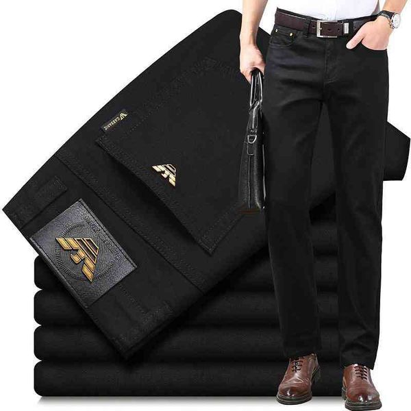 men's jeans spring thin men's jeans business straight slim fit cotton elastic high-end black long pants vrk9, Blue
men's jeans spring thin men's jeans business straight slim fit cotton elastic high-end black long pants vrk9, Blue