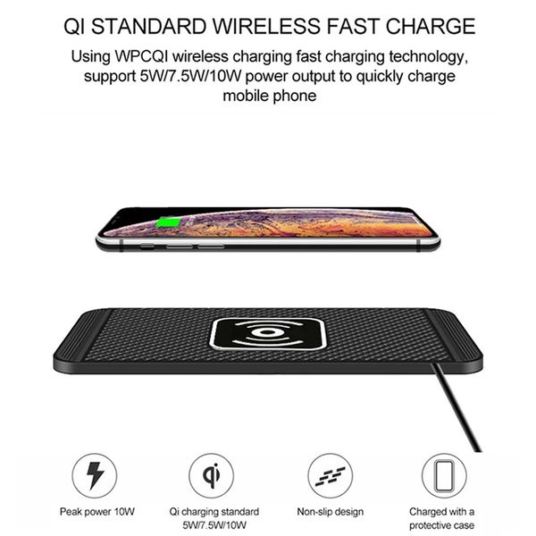 car qi wireless charger silicone pad cradle stand dock wireless fast charging for iphone 13 12 pro samsung s20
car qi wireless charger silicone pad cradle stand dock wireless fast charging for iphone 13 12 pro samsung s20