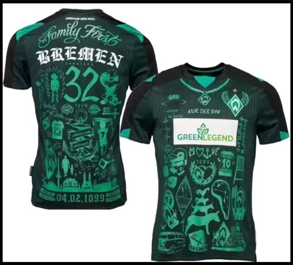 22 23 werder bremen special soccer jersey marvin ducksch leonardo bittencourt black green 2022-2023how deep is your love football shirts tha, Black;yellow
22 23 werder bremen special soccer jersey marvin ducksch leonardo bittencourt black green 2022-2023how deep is your love football shirts tha, Black;yellow