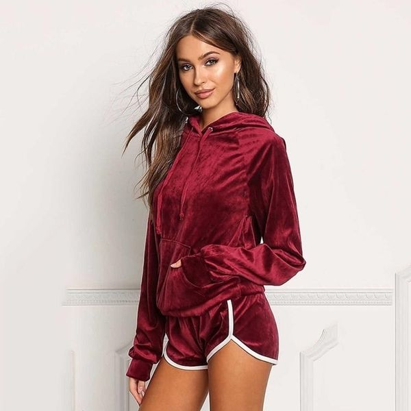 velvet suit two piece autumn winter long sleeve ant velour tracksuit sets for women sporting suit y201128, Gray
velvet suit two piece autumn winter long sleeve ant velour tracksuit sets for women sporting suit y201128, Gray