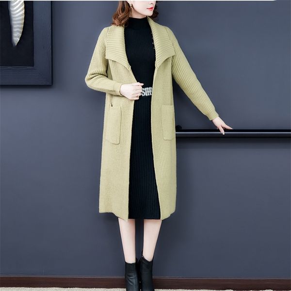 autumn clothes knitted women cardigan long sweater with pockets long sleeved wool casual women sweater coat lj201114, White;black
autumn clothes knitted women cardigan long sweater with pockets long sleeved wool casual women sweater coat lj201114, White;black