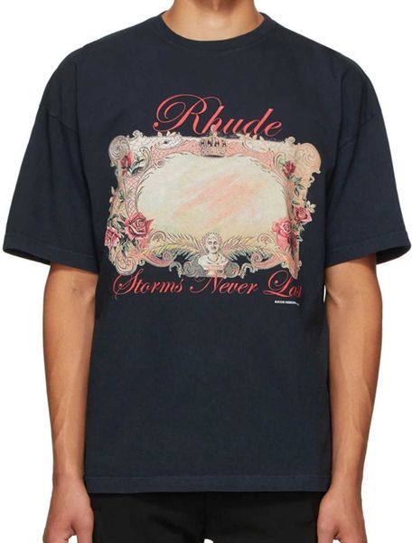2022 newhigh version 2022 summer new american fashion brand rhude hd rose magic mirror printed men's and women's short sleeve t-sh, White;black
2022 newhigh version 2022 summer new american fashion brand rhude hd rose magic mirror printed men's and women's short sleeve t-sh, White;black