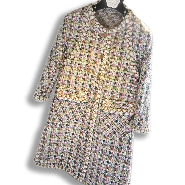 new tweed long cloth coat female small sweet wind tweed jackets coat women lj200928, Black
new tweed long cloth coat female small sweet wind tweed jackets coat women lj200928, Black