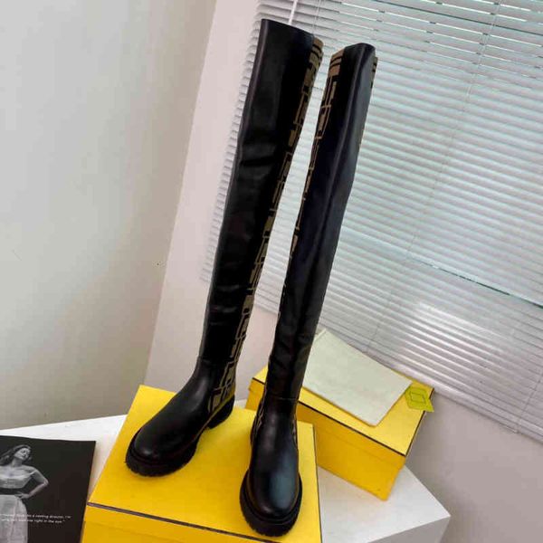 knitted ff zucca sock-style flats tall boots rockoko -jacquard stretch fabric black leather over-knee- high boot for women luxury designer t
knitted ff zucca sock-style flats tall boots rockoko -jacquard stretch fabric black leather over-knee- high boot for women luxury designer t