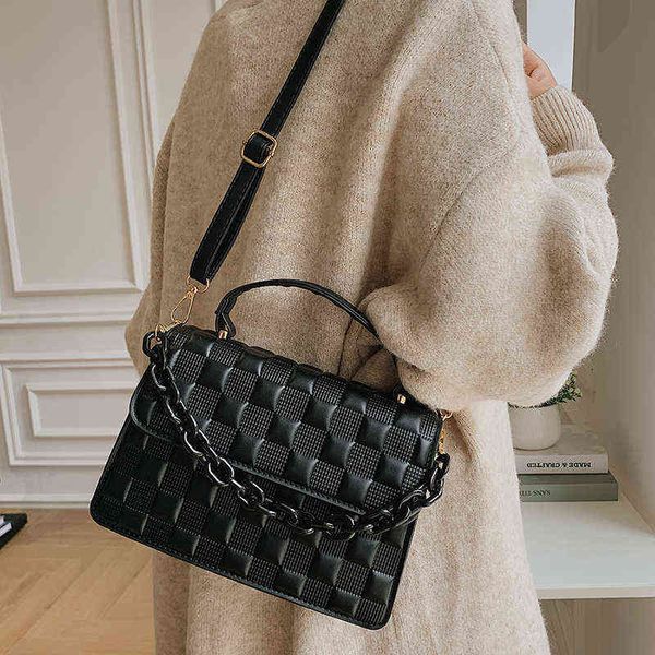 women small pu leather chain handbags fashion ladies crossbody bags designer female casual shoulder messenger bag g220427
women small pu leather chain handbags fashion ladies crossbody bags designer female casual shoulder messenger bag g220427