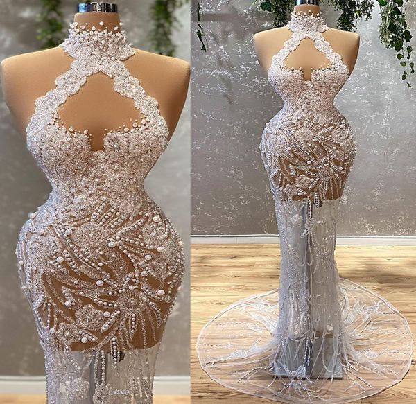 2022 plus size arabic aso ebi mermaid luxurious sparkly wedding dress pearls lace beaded bridal gowns dresses zj704, White
2022 plus size arabic aso ebi mermaid luxurious sparkly wedding dress pearls lace beaded bridal gowns dresses zj704, White
