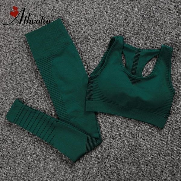 athvotar 2 piece set women stripe seamless yoga workout fitness clothes for crop push up leggings gym 220317, Gray
athvotar 2 piece set women stripe seamless yoga workout fitness clothes for crop push up leggings gym 220317, Gray