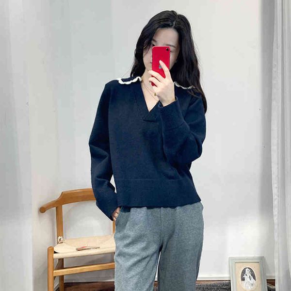 women's sweaters s family autumn and winter women's hollow out doll neck sweater french sweet college style loose hh81, White;black
women's sweaters s family autumn and winter women's hollow out doll neck sweater french sweet college style loose hh81, White;black