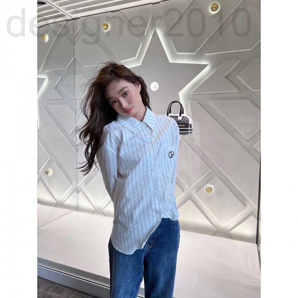 women's polos designer chaopai 22 early spring new hong kong style high-grade striped white shirt women's french design sense nich
women's polos designer chaopai 22 early spring new hong kong style high-grade striped white shirt women's french design sense nich