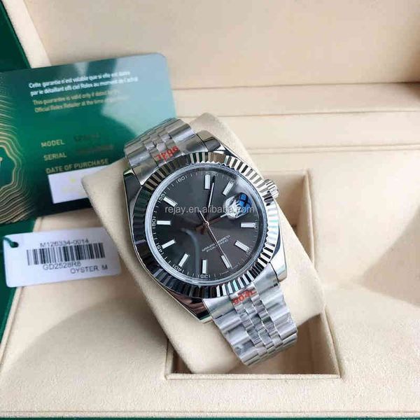 mens 3a quality 41mm stainless steel bracelet relogio automatico mechanical automatic movement fashion watch, Slivery;brown
mens 3a quality 41mm stainless steel bracelet relogio automatico mechanical automatic movement fashion watch, Slivery;brown