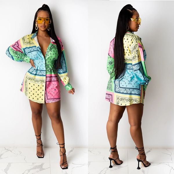 women's dress blouse women elegant office party shirt female weekend floral & chains print casual coats mini party dresses beach club, Black;gray
women's dress blouse women elegant office party shirt female weekend floral & chains print casual coats mini party dresses beach club, Black;gray