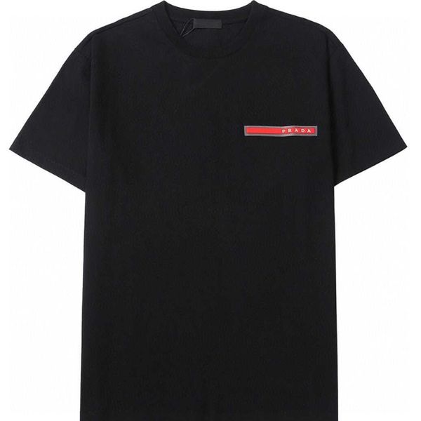 p large mercerized cotton classic red letter strip short sleeve casual t-shirt men's fashion, White;black
p large mercerized cotton classic red letter strip short sleeve casual t-shirt men's fashion, White;black