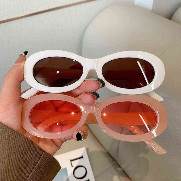 sun vintage small oval sun shades for women 2022 luxury designer female eyewear trending uv retro fashion sunglass, White;black
sun vintage small oval sun shades for women 2022 luxury designer female eyewear trending uv retro fashion sunglass, White;black