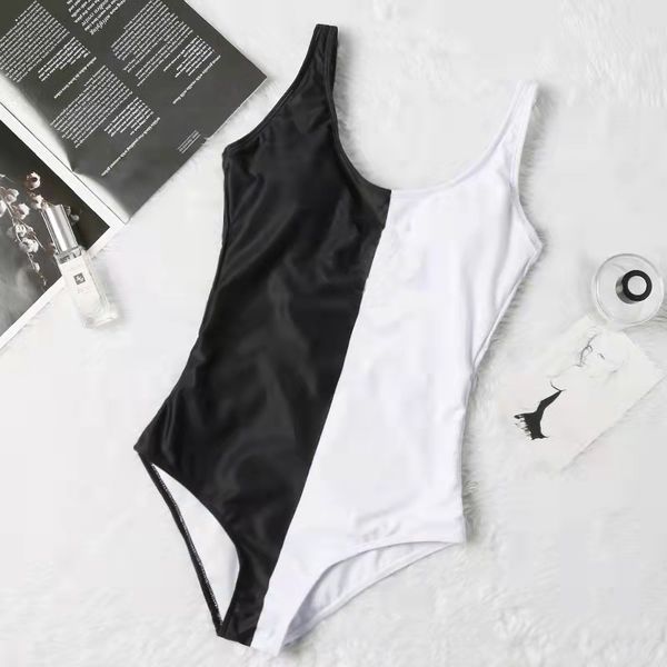 womens bikini designer swimwear black white splicing conjoined underwear swimsuit womans fashion island resort girls bathing suit swimsuits, White;black
womens bikini designer swimwear black white splicing conjoined underwear swimsuit womans fashion island resort girls bathing suit swimsuits, White;black