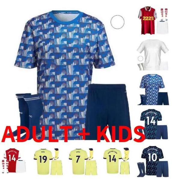 22 23 saka soccer jerseys smith rowe odegaard thomas pepe tierney willian martinelli white 2021 2022 home away third football shirt men kids, Black;yellow 
22 23 saka soccer jerseys smith rowe odegaard thomas pepe tierney willian martinelli white 2021 2022 home away third football shirt men kids, Black;yellow