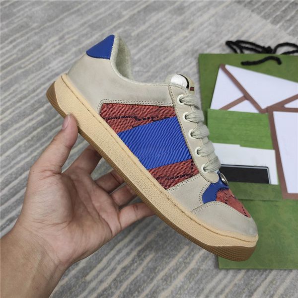 shoes designer luxury casual screener leather vintage distressed green red stripe bottom white trendy sneakers
shoes designer luxury casual screener leather vintage distressed green red stripe bottom white trendy sneakers