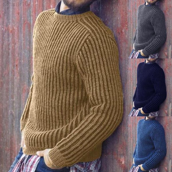 fashion men solid color neck long sleeve causes pullover sweater knitwear l220801, White;black
fashion men solid color neck long sleeve causes pullover sweater knitwear l220801, White;black