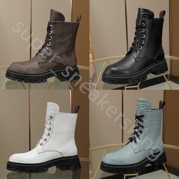 new designer women boots fashion ankle boots real leather martin boot outdoor thick bottom mid-length bootss with box size 35-41, Black
new designer women boots fashion ankle boots real leather martin boot outdoor thick bottom mid-length bootss with box size 35-41, Black