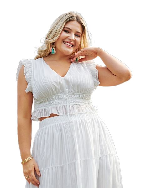 plus butterfly sleeve knot front peplum blouse 36oq#, Black 
plus butterfly sleeve knot front peplum blouse 36oq#, Black