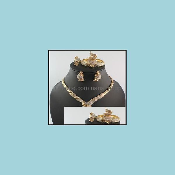 africa jewelry sets dubai rhinestone necklace bracelet ring earring 18k gold plated party jewellery set drop delivery 2021 wedd, Slivery;golden
africa jewelry sets dubai rhinestone necklace bracelet ring earring 18k gold plated party jewellery set drop delivery 2021 wedd, Slivery;golden