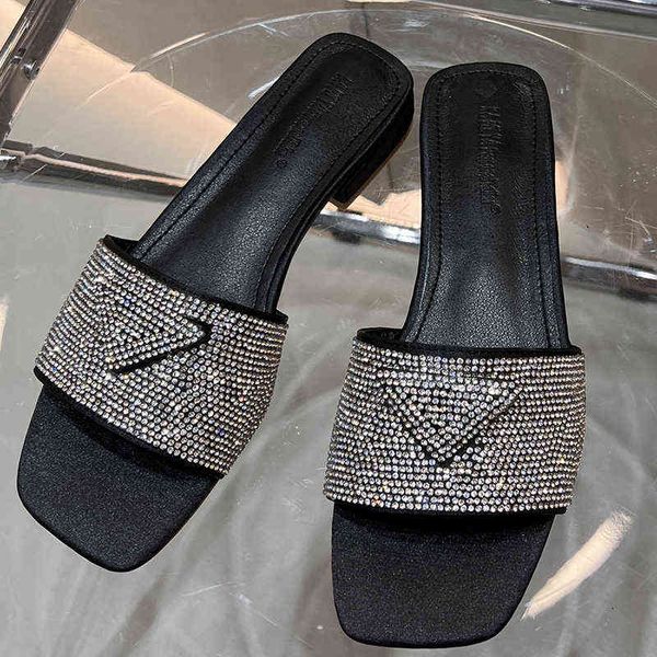 slippers 2022 summer low heels flip flops shoes women square toe bling slides female casual outdoor ladies 220518, Black
slippers 2022 summer low heels flip flops shoes women square toe bling slides female casual outdoor ladies 220518, Black