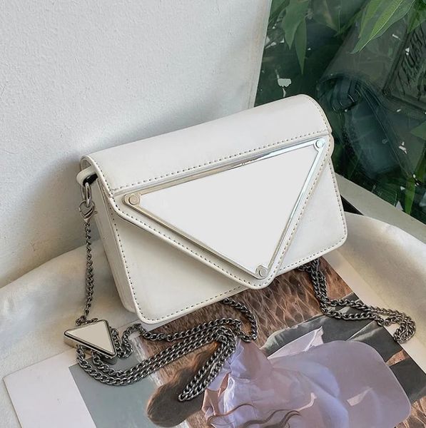 fashion accessories handbag pjia designer middle chain small square bag mirror triangular mark shoulder purse monochrome printed tote bagda-, Silver
fashion accessories handbag pjia designer middle chain small square bag mirror triangular mark shoulder purse monochrome printed tote bagda-, Silver