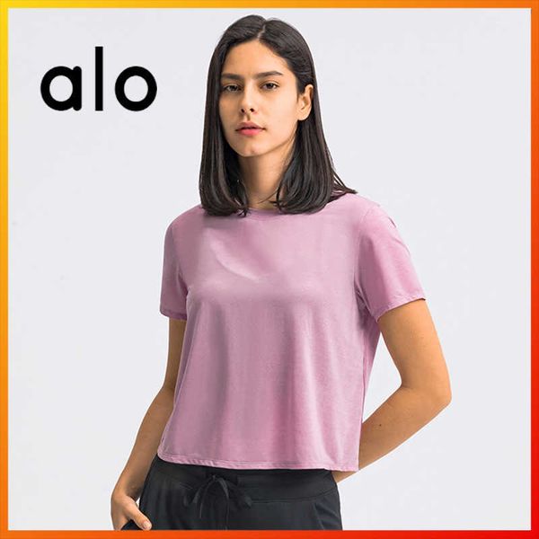 alo yoga summer six colors casual women's t-shirt short sleeve daily outing street running fitness sports crop top, White;red
alo yoga summer six colors casual women's t-shirt short sleeve daily outing street running fitness sports crop top, White;red