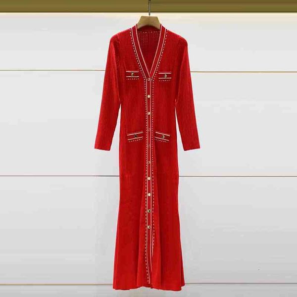 casual dresses fadan s family light luxury skirt early spring female slim red knitted dress, Black;gray
casual dresses fadan s family light luxury skirt early spring female slim red knitted dress, Black;gray