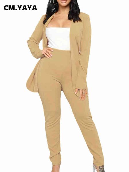 cm yaya autumn winter elegant ins women set long sleeve blazer pants suit office lady tracksuit two delicate set fitness outfits j220813, White;black
cm yaya autumn winter elegant ins women set long sleeve blazer pants suit office lady tracksuit two delicate set fitness outfits j220813, White;black