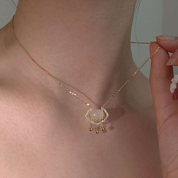 necklace s925 sterling silver ful chalcedony long life safety lock necklace female summer light luxury sense advanced clavicle
necklace s925 sterling silver ful chalcedony long life safety lock necklace female summer light luxury sense advanced clavicle