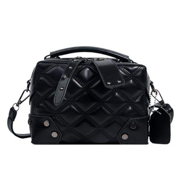 luxury bags women rivet handbag vintage ladies brown black shoulder designer plaid crossbody box leather flap bags
luxury bags women rivet handbag vintage ladies brown black shoulder designer plaid crossbody box leather flap bags
