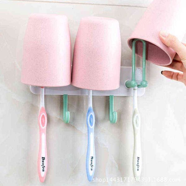 tracels viscose toothbrush holder with hook mouthwash cup wall hanging rack creative toiletri storage
tracels viscose toothbrush holder with hook mouthwash cup wall hanging rack creative toiletri storage
