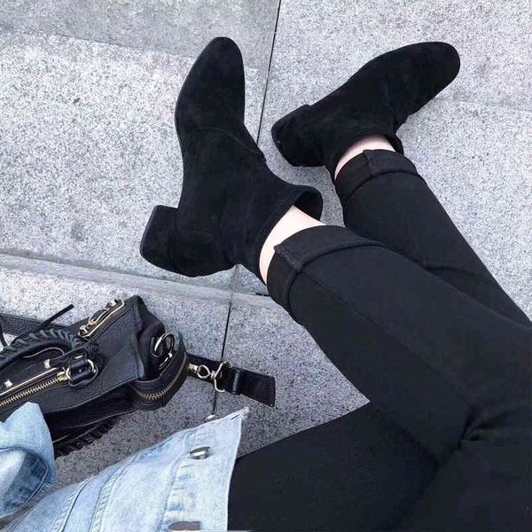 boots autumn and winter sw elastic boots short tube thin sheepskin black leather martin s43s
boots autumn and winter sw elastic boots short tube thin sheepskin black leather martin s43s