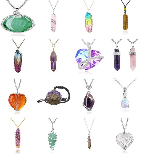 pendant necklaces green aventurine healing crystal necklace wire wrapped oval amxlt, Silver
pendant necklaces green aventurine healing crystal necklace wire wrapped oval amxlt, Silver