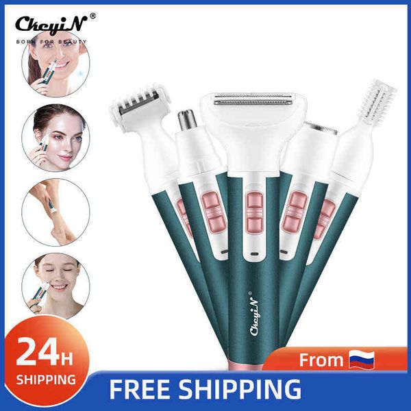 ckeyin 5 in 1 elektrische vrouwen scheerapparaat pijnloos trimmer wenkbrauw neus ontharing body bikini facial scheren epilator 220624
ckeyin 5 in 1 elektrische vrouwen scheerapparaat pijnloos trimmer wenkbrauw neus ontharing body bikini facial scheren epilator 220624
