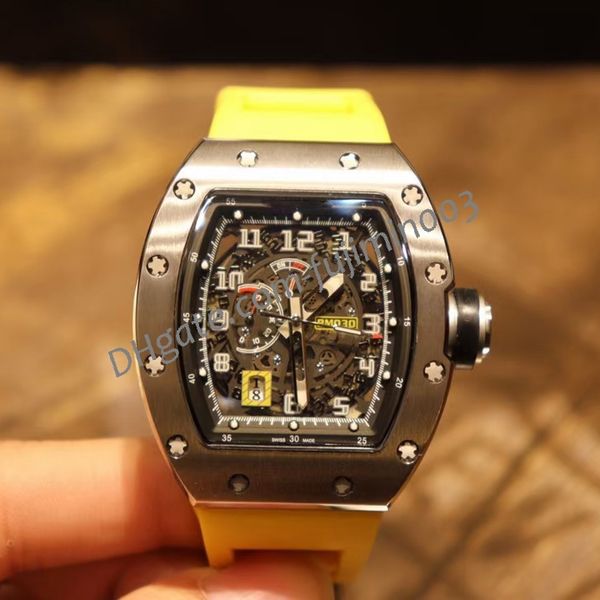 3 colors miyota rm030 automatic mechanical men's watch skeleton hand wind 50*43*14mm stainless steel rubber, Slivery;brown
3 colors miyota rm030 automatic mechanical men's watch skeleton hand wind 50*43*14mm stainless steel rubber, Slivery;brown