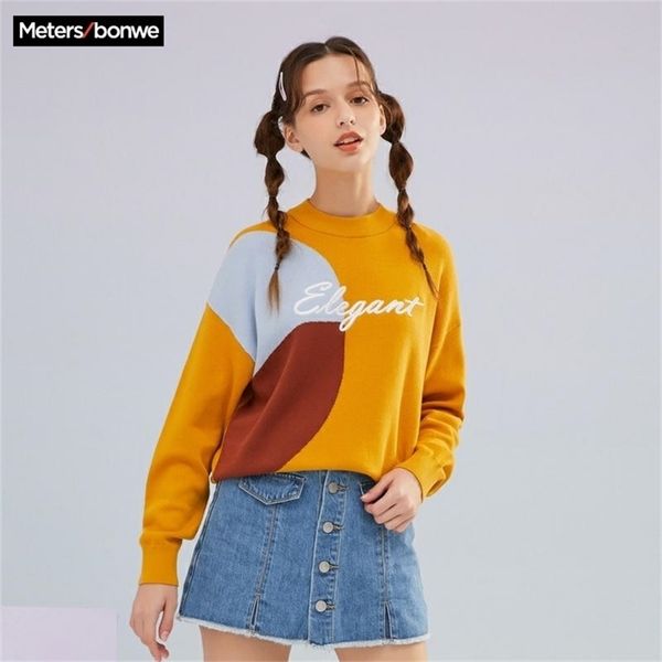 metersbonwe knitted sweater women pullovers o neck hit colour women sweaters loose leisure comfortable sweater 716858 201223, White;black
metersbonwe knitted sweater women pullovers o neck hit colour women sweaters loose leisure comfortable sweater 716858 201223, White;black