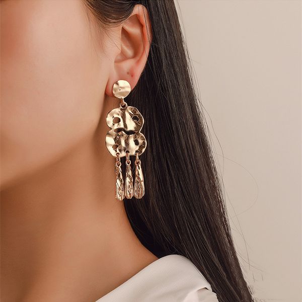 ethnic style irregular long dangle earrings women hollow out tassel strip drop earring pendant alloy ear stud for female summer dress party, Silver
ethnic style irregular long dangle earrings women hollow out tassel strip drop earring pendant alloy ear stud for female summer dress party, Silver