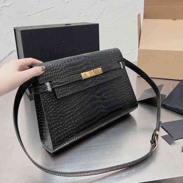 women tote croc embossed all-match satchel cluth designer bags cowhide leather crossbody handbag lady message purse 220316
women tote croc embossed all-match satchel cluth designer bags cowhide leather crossbody handbag lady message purse 220316
