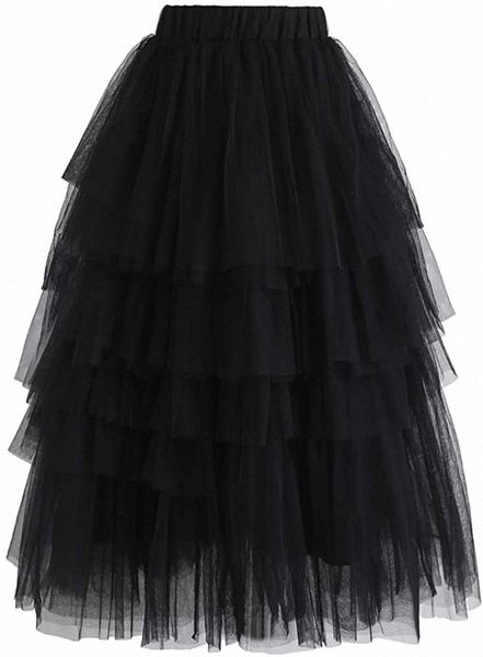 women's nude pink/black tiered layered mesh ballet prom party tulle tutu a-line midi skirt u08f#, White;black
women's nude pink/black tiered layered mesh ballet prom party tulle tutu a-line midi skirt u08f#, White;black