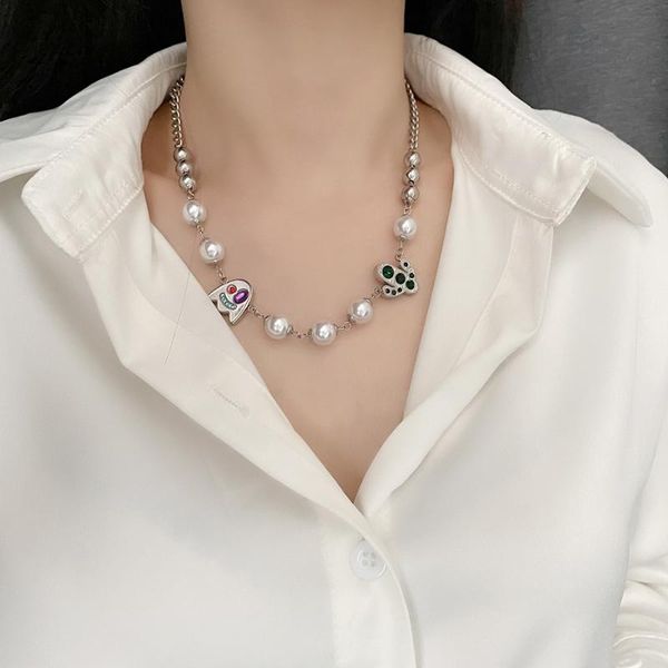 pendant necklaces women's stainless steel ghost for women metal specter necklace choker femme hip hop jewelrypendant, Silver
pendant necklaces women's stainless steel ghost for women metal specter necklace choker femme hip hop jewelrypendant, Silver