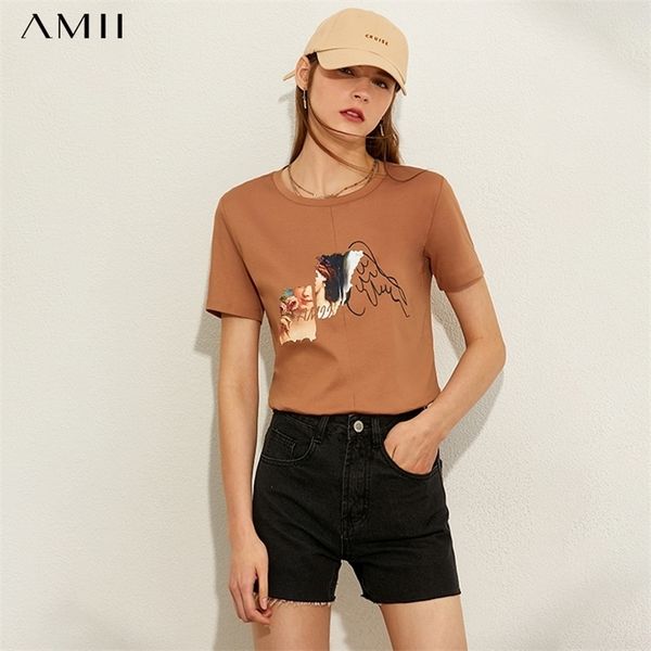 amii minimalism spring summer cotton printed women tshirt fashion causal oneck loose female tshirt 12060040 210320, White
amii minimalism spring summer cotton printed women tshirt fashion causal oneck loose female tshirt 12060040 210320, White