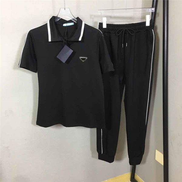 casual short sleeve t shirt tracksuits letter triangle polo neck drawstring elastic waist leggings pants 2 piece set, Gray
casual short sleeve t shirt tracksuits letter triangle polo neck drawstring elastic waist leggings pants 2 piece set, Gray